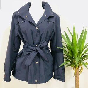 Dressbarn Hooded Rain Jacket